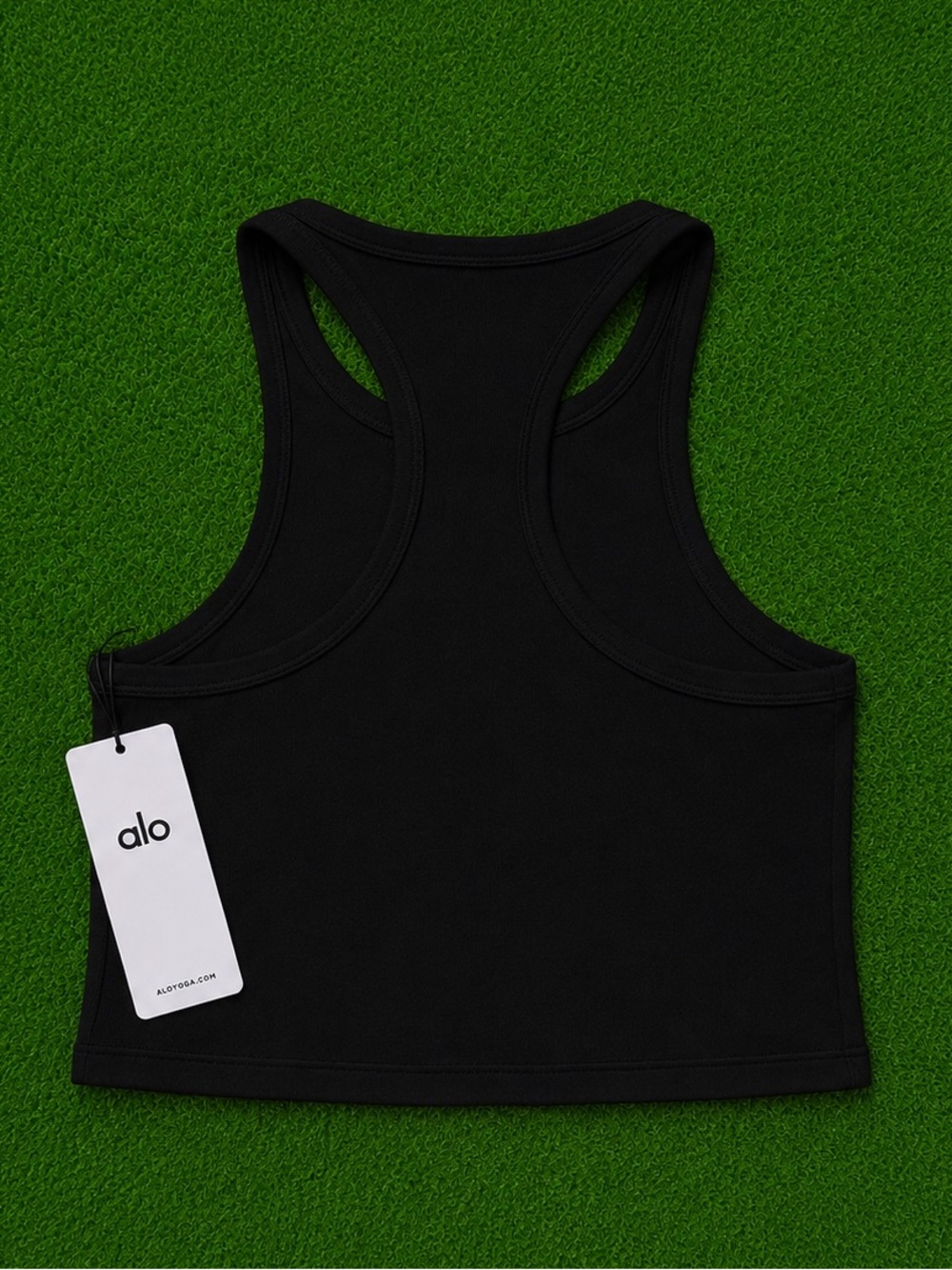 ALO Black Aspire Tank Top Sizes M,L - Picture 2 of 2